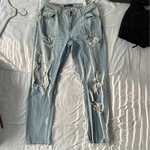 Zara distressed jeans